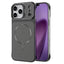 iPhone 18 Pro / 17 Pro EIDERWOOD Carbon Fiber Cover m. Kickstand - MagSafe Kompatibelt - Sort