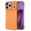 iPhone 18 Pro / 17 Pro EIDERWOOD Carbon Fiber Cover m. Kickstand - MagSafe Kompatibelt - Orange