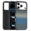 iPhone 18 Pro EIDERWOOD Cover m. Mønstret Kunstlæderbagside - MagSafe Kompatibel - Blå