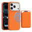 iPhone 18 Pro EIDERWOOD Kunstlæder Bagside Cover m. Aftagelig Kortholder - MagSafe Kompatibel - Orange