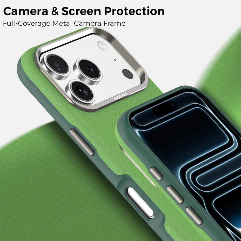 iPhone 18 Pro EIDERWOOD Kunstlæder Bagside Cover m. Aftagelig Kortholder - MagSafe Kompatibel - Grøn