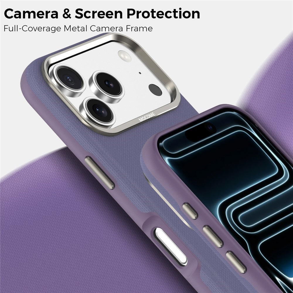 iPhone 18 Pro EIDERWOOD Kunstlæder Bagside Cover m. Aftagelig Kortholder - MagSafe Kompatibel - Lilla
