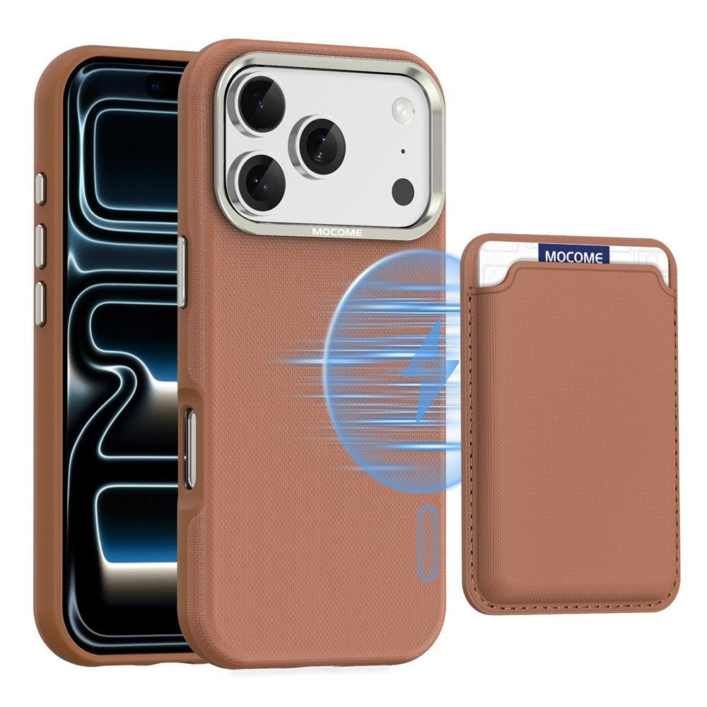 iPhone 18 Pro EIDERWOOD Kunstlæder Bagside Cover m. Aftagelig Kortholder - MagSafe Kompatibel - Brun