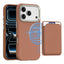 iPhone 18 Pro EIDERWOOD Kunstlæder Bagside Cover m. Aftagelig Kortholder - MagSafe Kompatibel - Brun