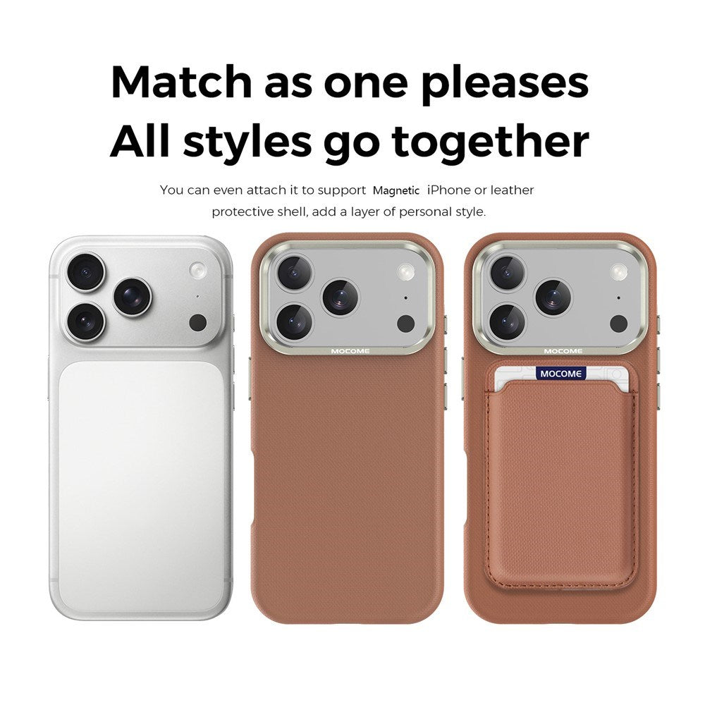 iPhone 18 Pro EIDERWOOD Kunstlæder Bagside Cover m. Aftagelig Kortholder - MagSafe Kompatibel - Brun