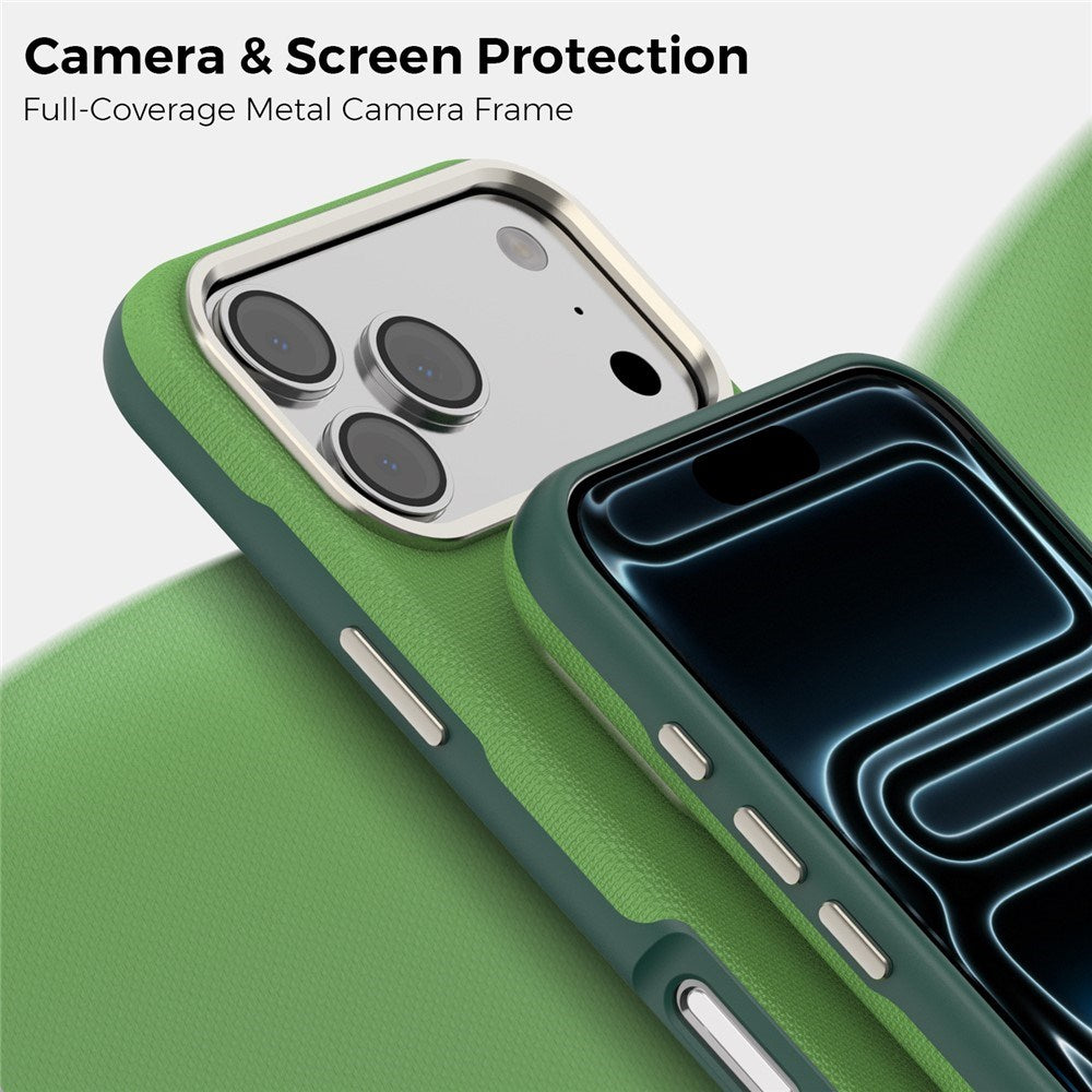 iPhone 18 Pro Max EIDERWOOD Kunstlæder Bagside Cover m. Aftagelig Kortholder - MagSafe Kompatibel - Grøn