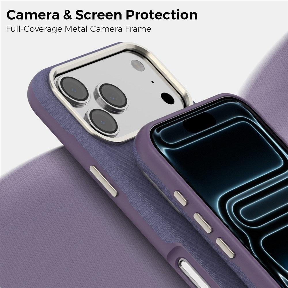 iPhone 18 Pro Max EIDERWOOD Kunstlæder Bagside Cover m. Aftagelig Kortholder - MagSafe Kompatibel - Lilla