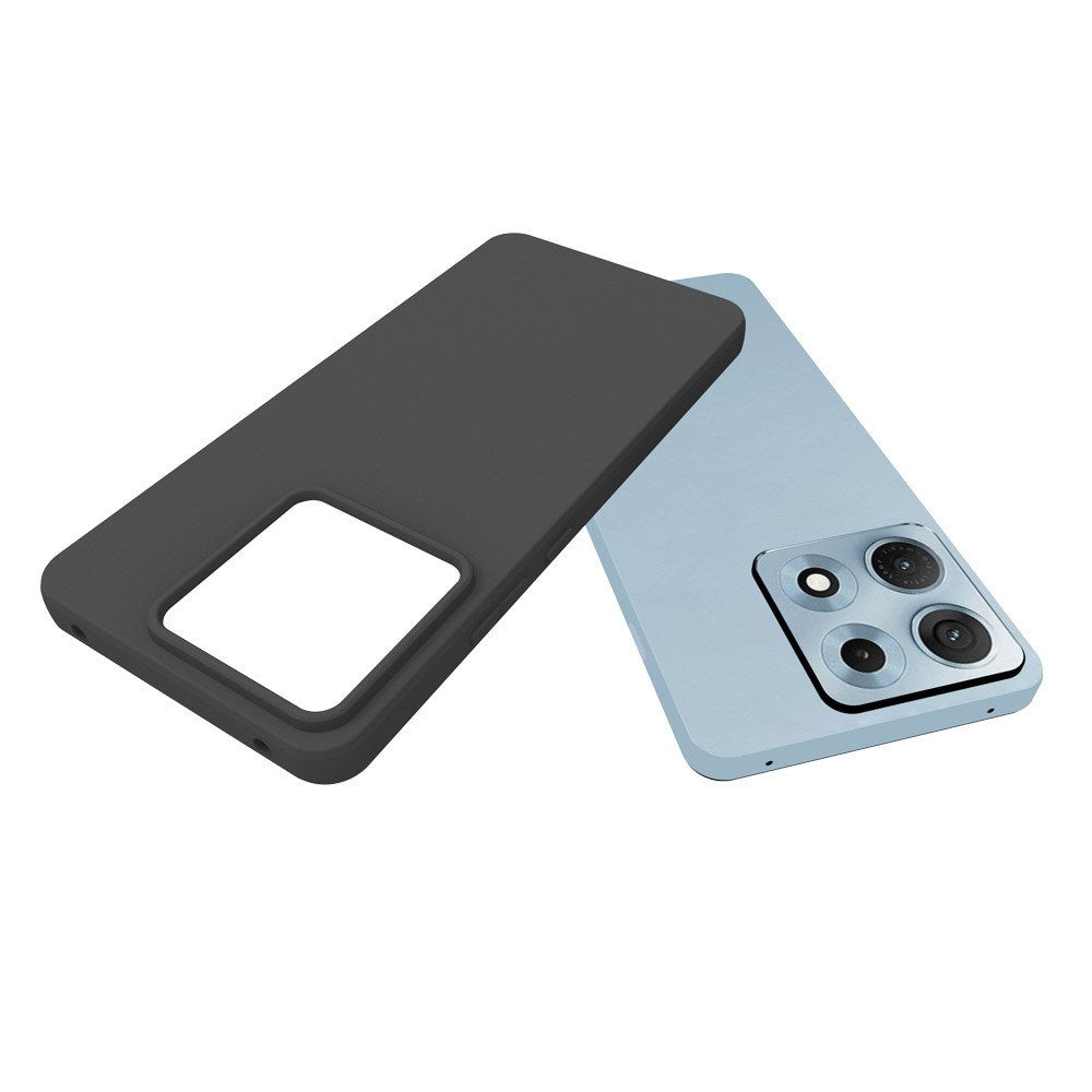 Motorola Edge 70 Max EIDERWOOD Mat Fleksibel Plastik Cover - Sort