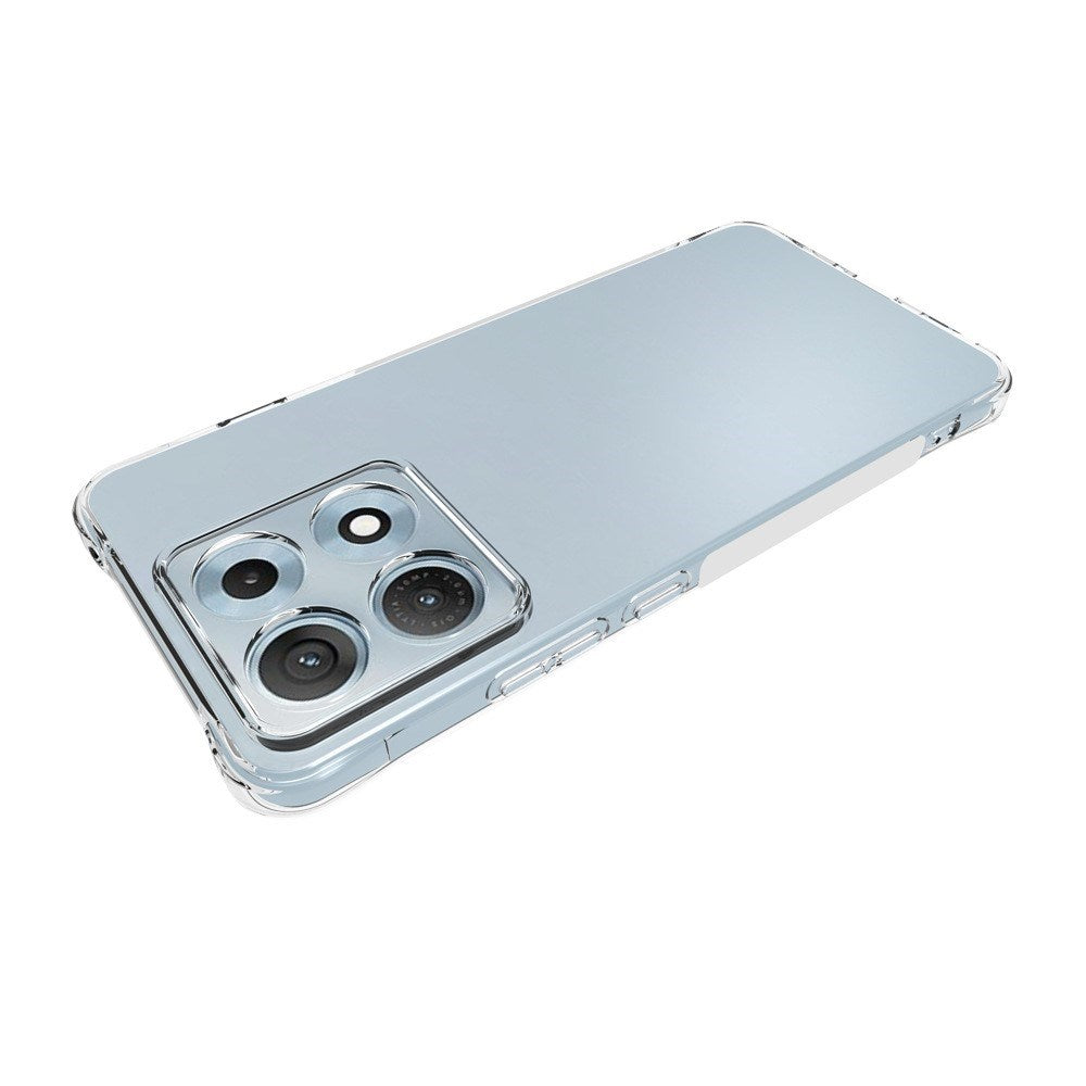 Motorola Edge 70 Max EIDERWOOD Fleksibelt Plast Cover m. Stødabsorberende Hjørner - Gennemsigtig