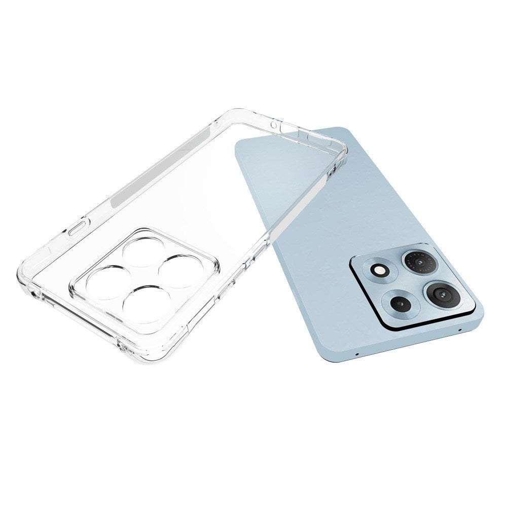 Motorola Edge 70 Max EIDERWOOD Fleksibelt Plast Cover m. Stødabsorberende Hjørner - Gennemsigtig