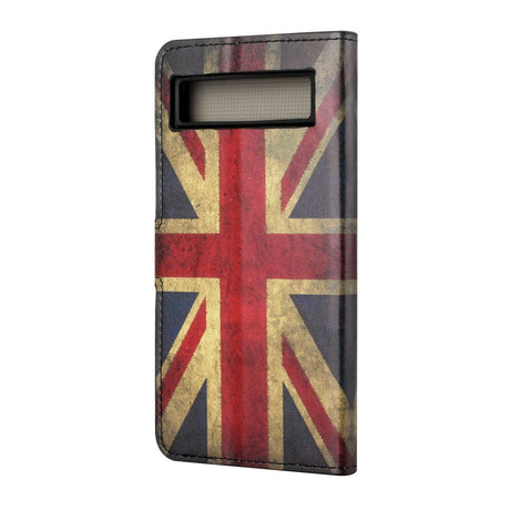 Google Pixel 7A Læder Cover m. Pung & Ståfunktion - Union Jack