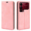 Xiaomi 18 Pro Max EIDERWOOD Kunstlæder Flip Cover m. Pung og Ståfunktion - Lyserød