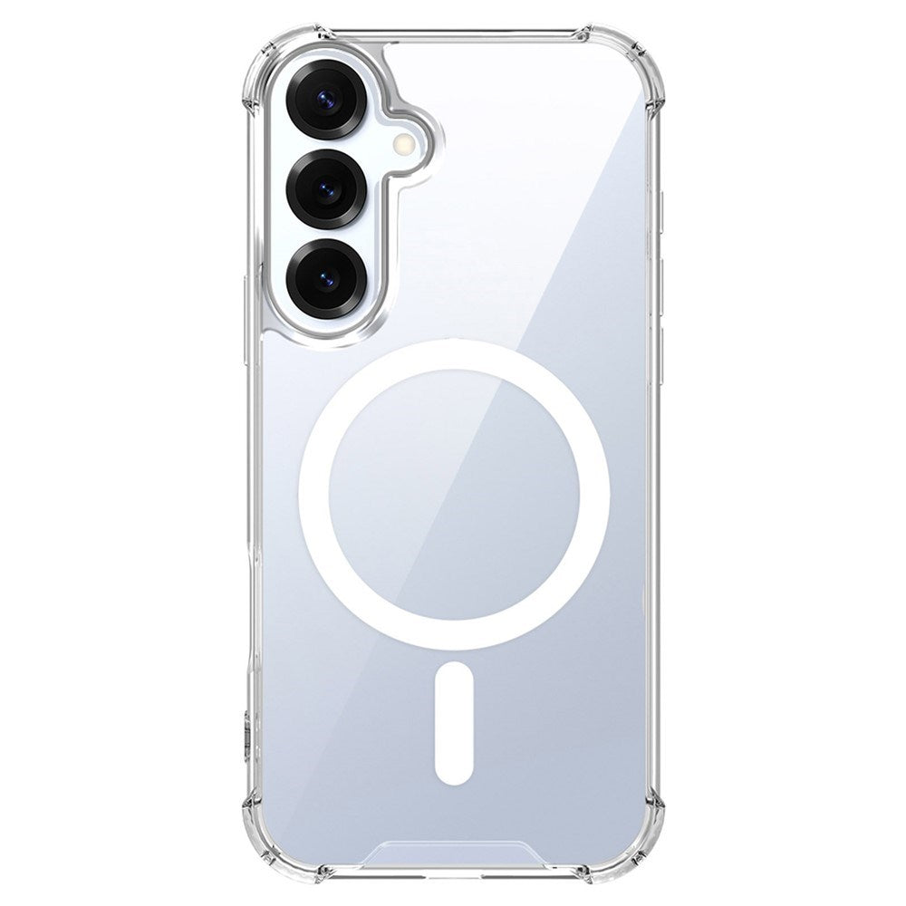 Samsung Galaxy S26 FE Beskyttelsessæt m. 1 x MagSafe Cover 2 x Skærmbeskyttelsesglas 2 x Kamerabeskyttelsesglas - Gennemsigtig