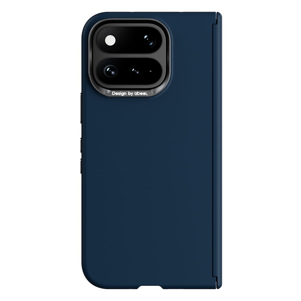 Google Pixel 11 Pro Fold ABEEL Hårdt Soft-Touch Plast Cover - MagSafe Kompatibel - Mørkeblå
