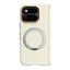 Google Pixel 11 Pro Fold ABEEL Hårdt Soft-Touch Plast Cover m. Kickstand - MagSafe Kompatibel - Gul