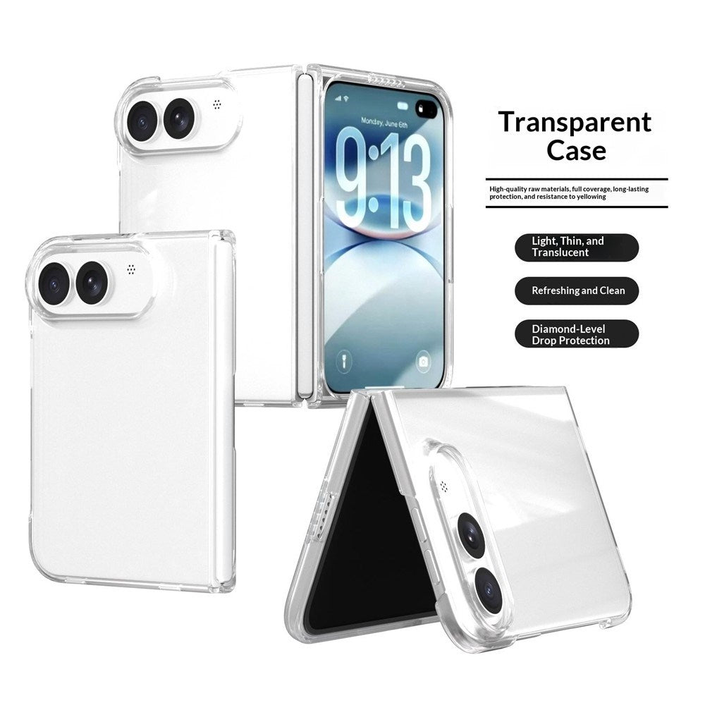 iPhone Fold EIDERWOOD Hårdt Plast Cover - Gennemsigtig