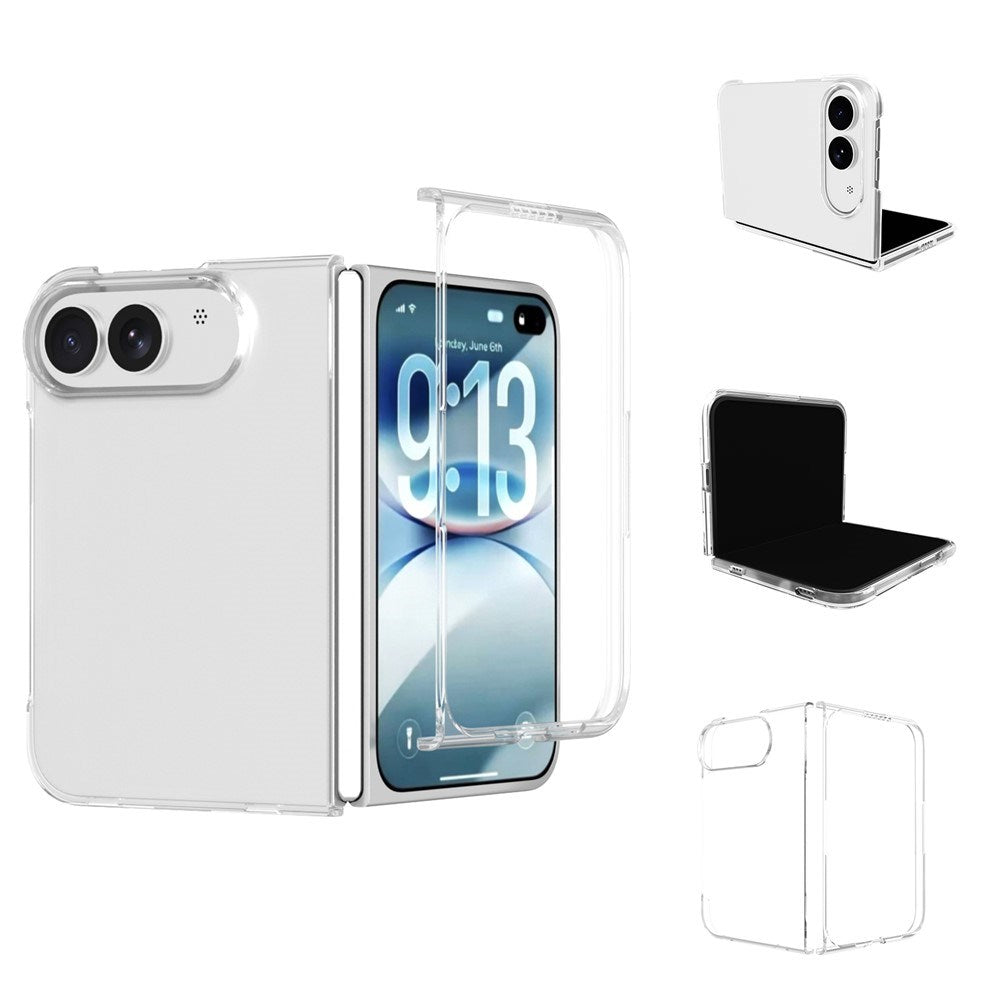 iPhone Fold EIDERWOOD Hårdt Plast Cover - Gennemsigtig