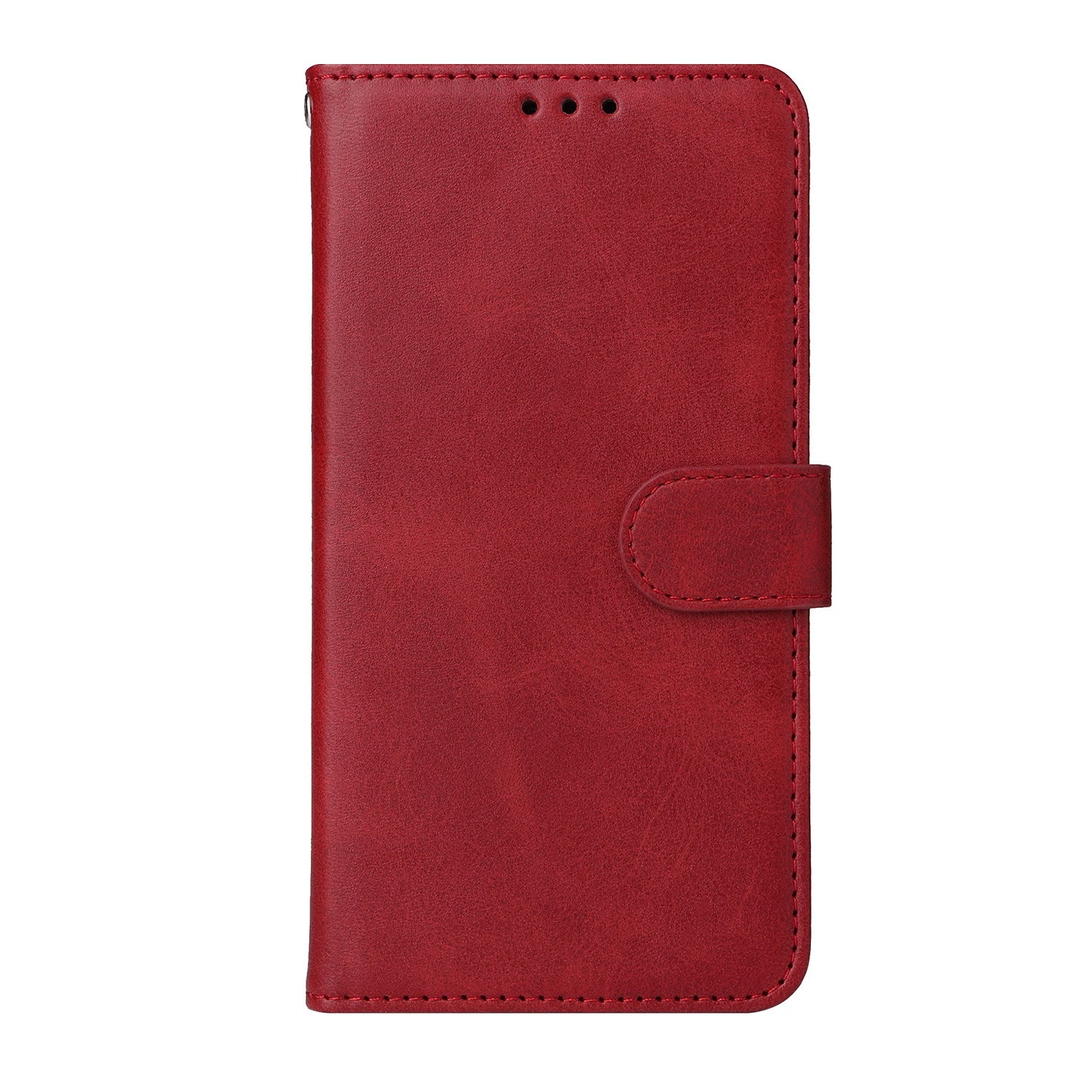 Honor 600 Smart EIDERWOOD Flip Cover i Kunstlæder - Rød