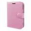 iPhone Fold EIDERWOOD Kunstlæder Flip Cover m. Kortholder & Ståfunktion - Lyserød