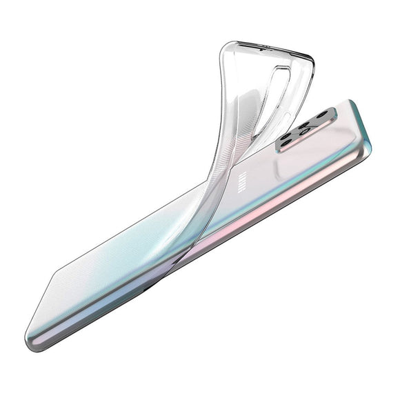 Samsung Galaxy A71 Fleksibelt Plastik Cover - Gennemsigtig