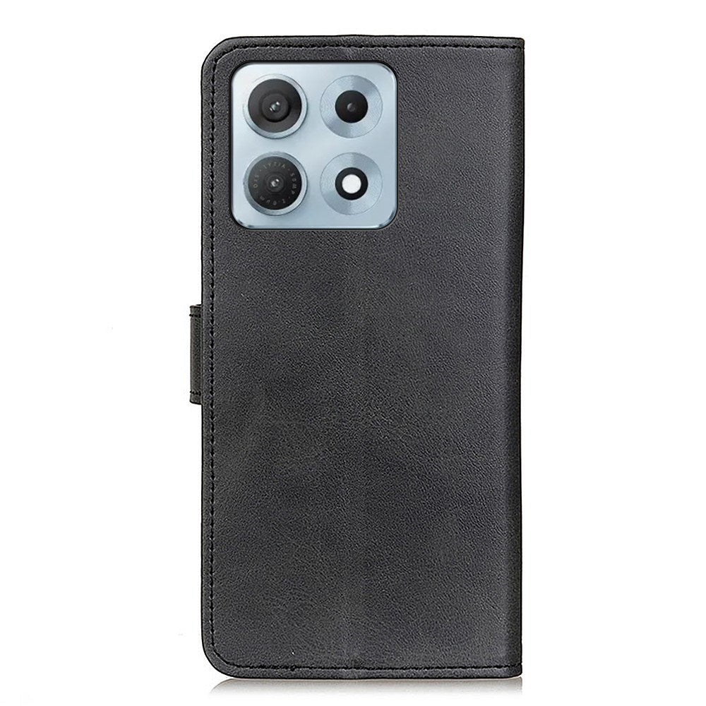 Motorola Edge 70 Max EIDERWOOD Kunstlæder Flip Cover m. Kortholder & Ståfunktion - Sort