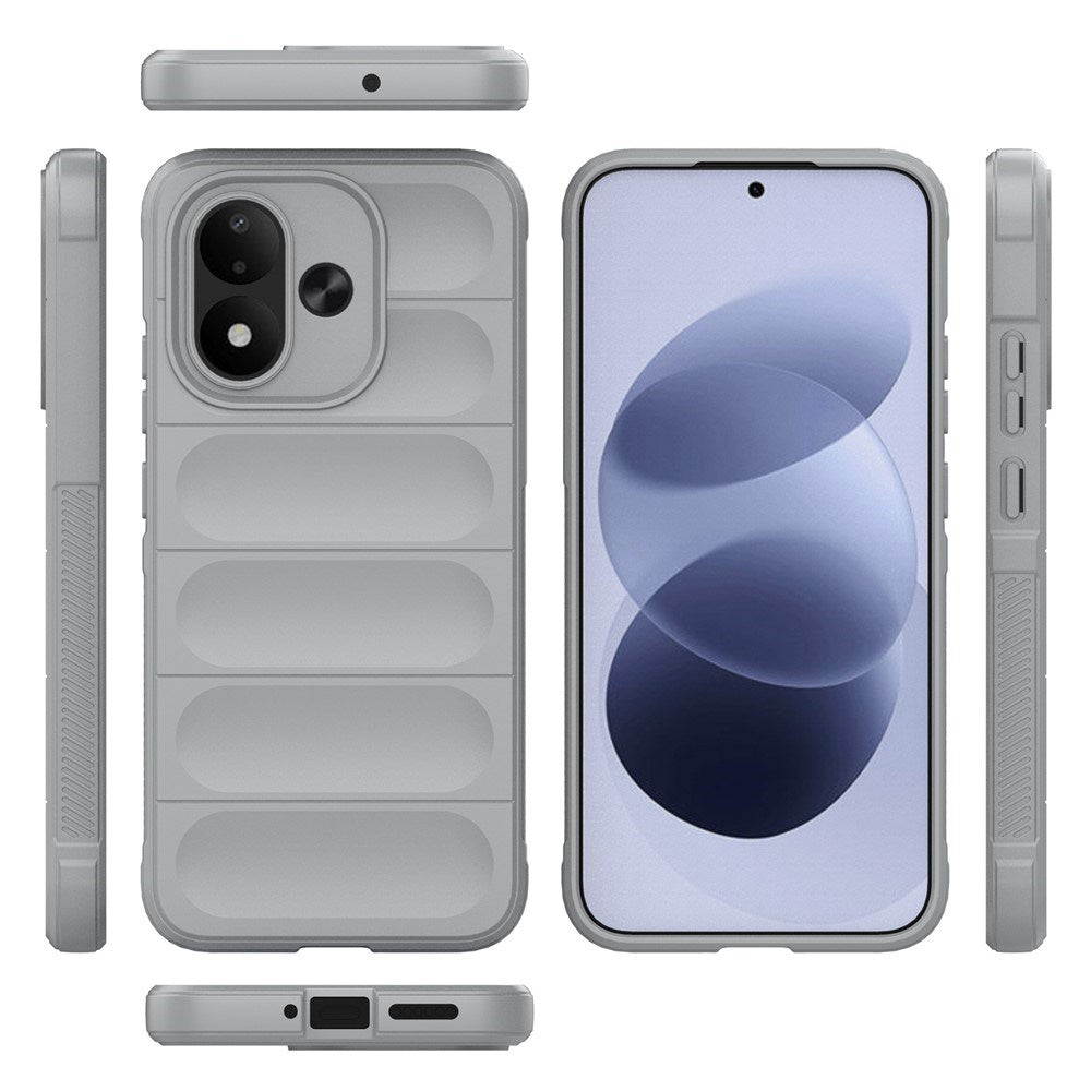 Xiaomi Redmi Note 17 (5G) EIDERWOOD Rugged Plast Cover - Lysegrå