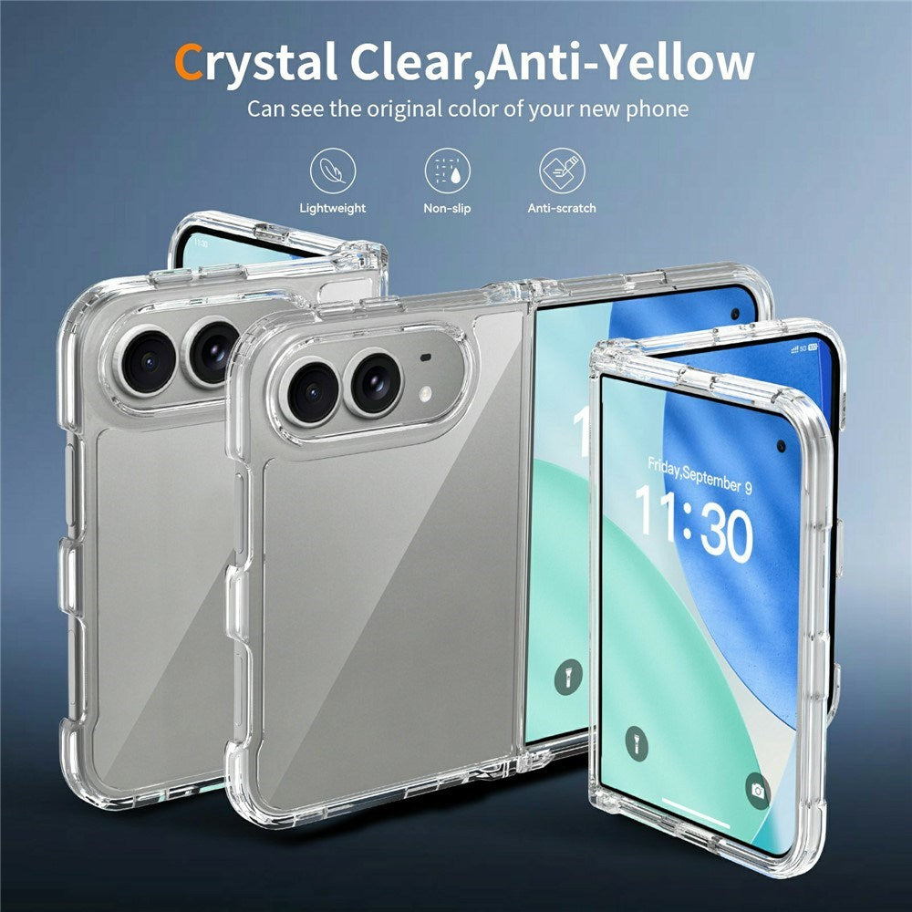 iPhone Fold EIDERWOOD Hybrid Cover - Gennemsigtig