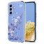 Samsung Galaxy S26 FE EIDERWOOD Fleksibel Plastik Cover m. Blomstermotiv - Gennemsigtig / Violer