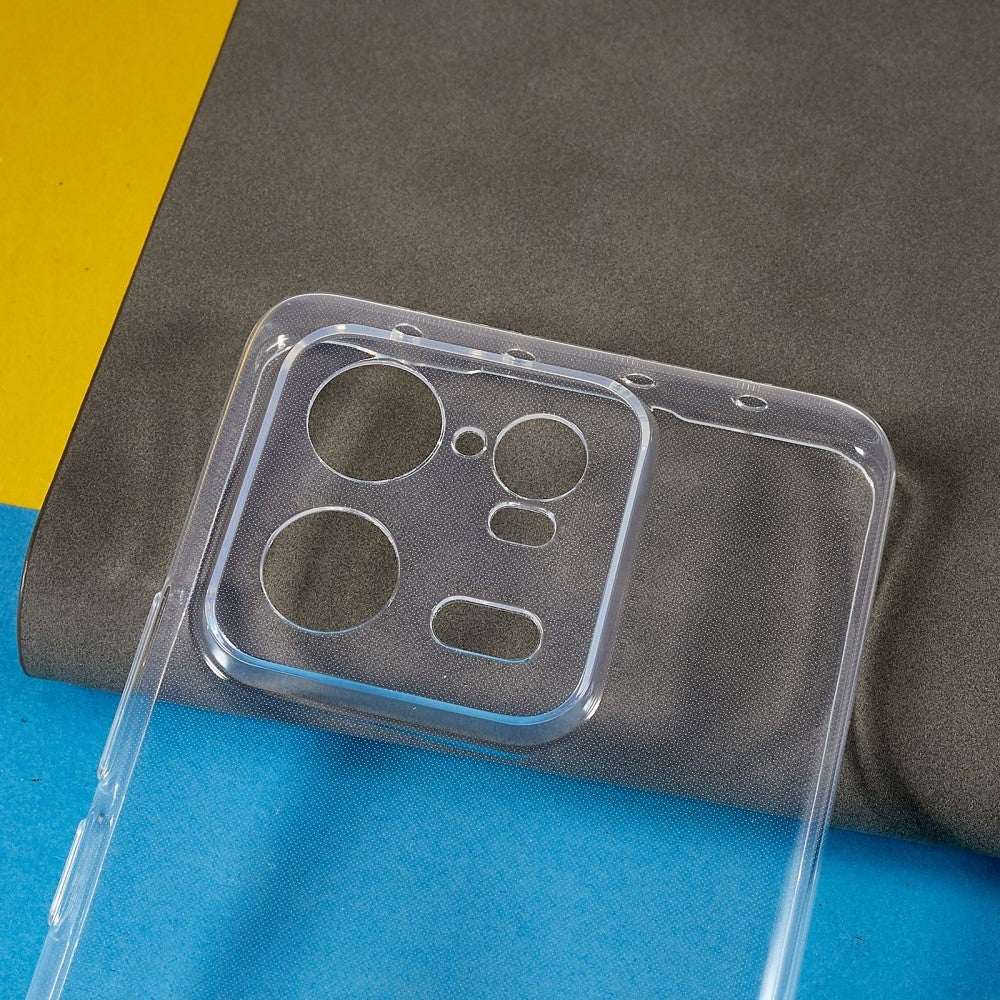 Xiaomi 13 Pro Fleksibel TPU Plast Bagside Cover - Gennemsigtig