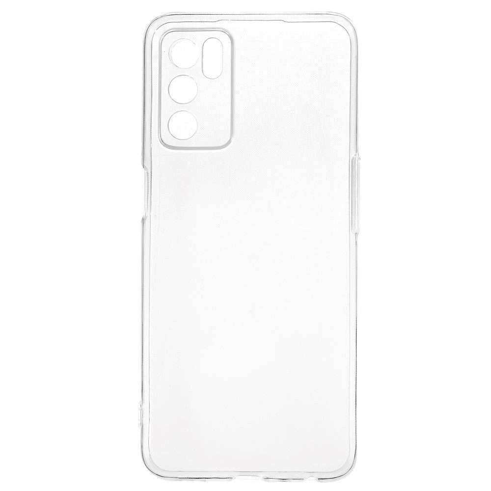 OPPO Reno6 Pro Fleksibelt Plastik Cover - Gennemsigtig