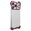 iPhone 18 Pro Todelt Metal Bumper Cover - Lilla