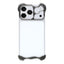iPhone 18 Pro Max Todelt Metal Bumper Cover - Grå