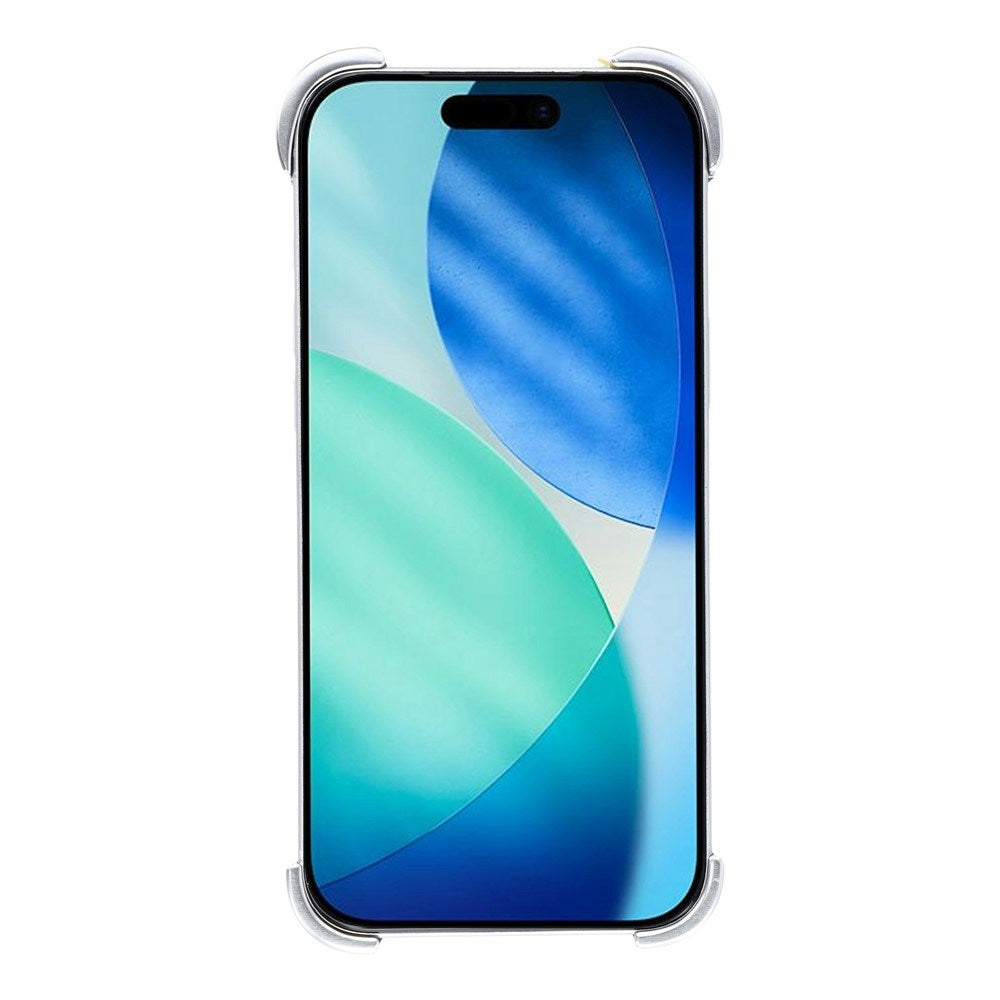 iPhone 18 Pro Max Todelt Metal Bumper Cover - Sølv