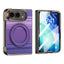 iPhone Fold EIDERWOOD Aramid Cover m. Indbygget Beskyttelsesfilm & Kickstand - MagSafe Kompatibel - Lilla
