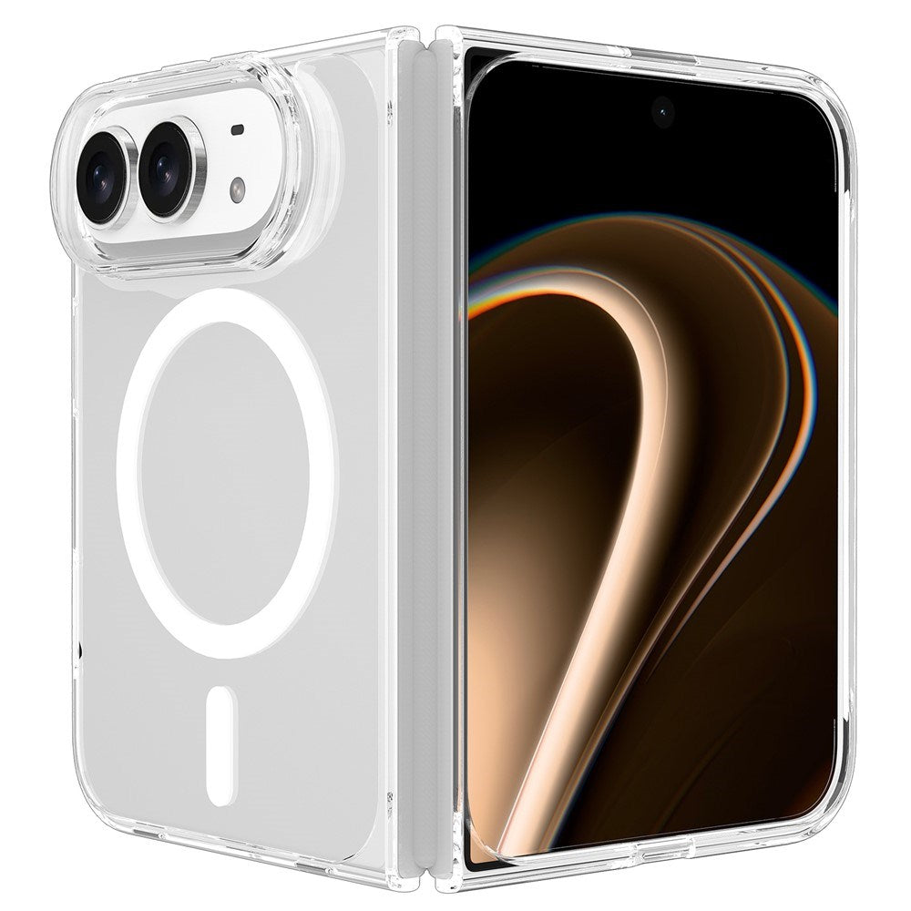 iPhone Fold EIDERWOOD Hybrid Cover - MagSafe Kompatibel - Gennemsigtig