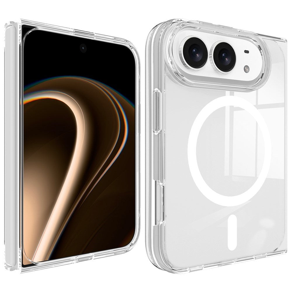 iPhone Fold EIDERWOOD Hybrid Cover - MagSafe Kompatibel - Gennemsigtig