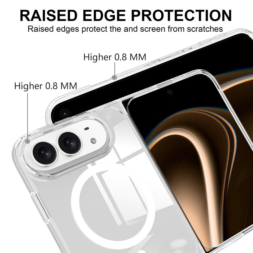 iPhone Fold EIDERWOOD Hybrid Cover - MagSafe Kompatibel - Gennemsigtig
