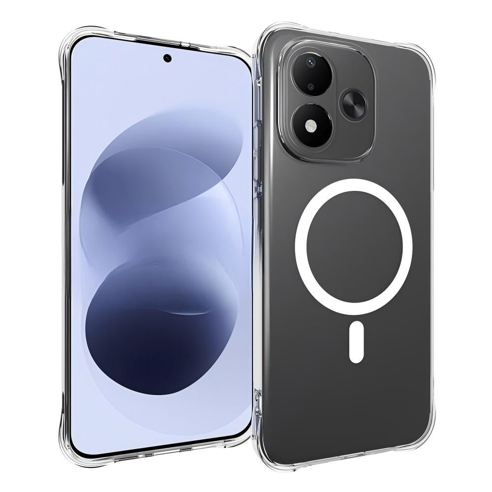 Xiaomi Redmi Note 17 (5G) EIDERWOOD Fleksibelt Plast Cover m. Stødabsorberende Hjørner - MagSafe Kompatibel - Gennemsigtig