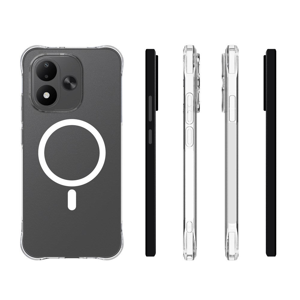 Xiaomi Redmi Note 17 (5G) EIDERWOOD Fleksibelt Plast Cover m. Stødabsorberende Hjørner - MagSafe Kompatibel - Gennemsigtig