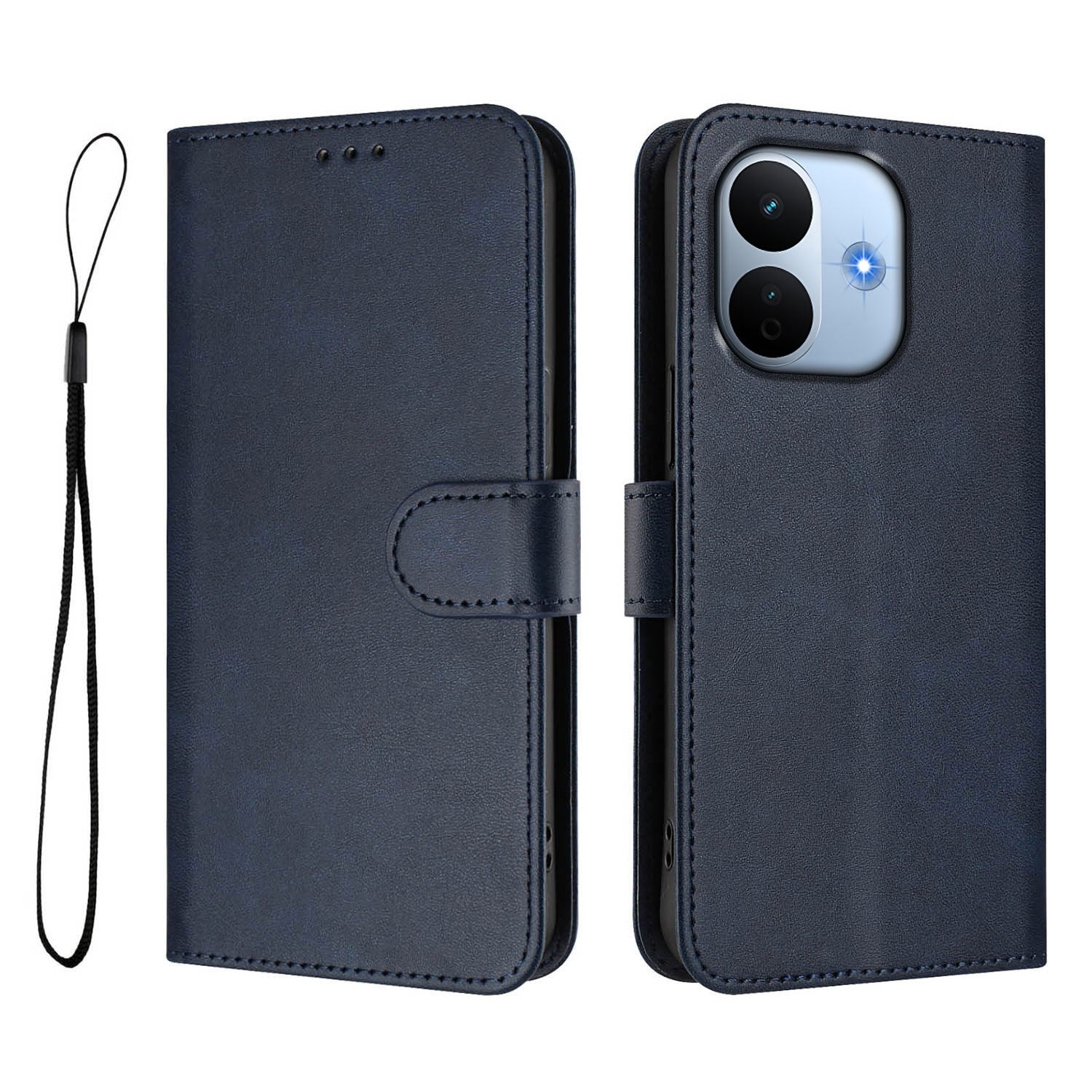 Xiaomi Redmi Note 17 Pro Max (5G) EIDERWOOD Kunstlæder Flip Cover m. Strop - Blå