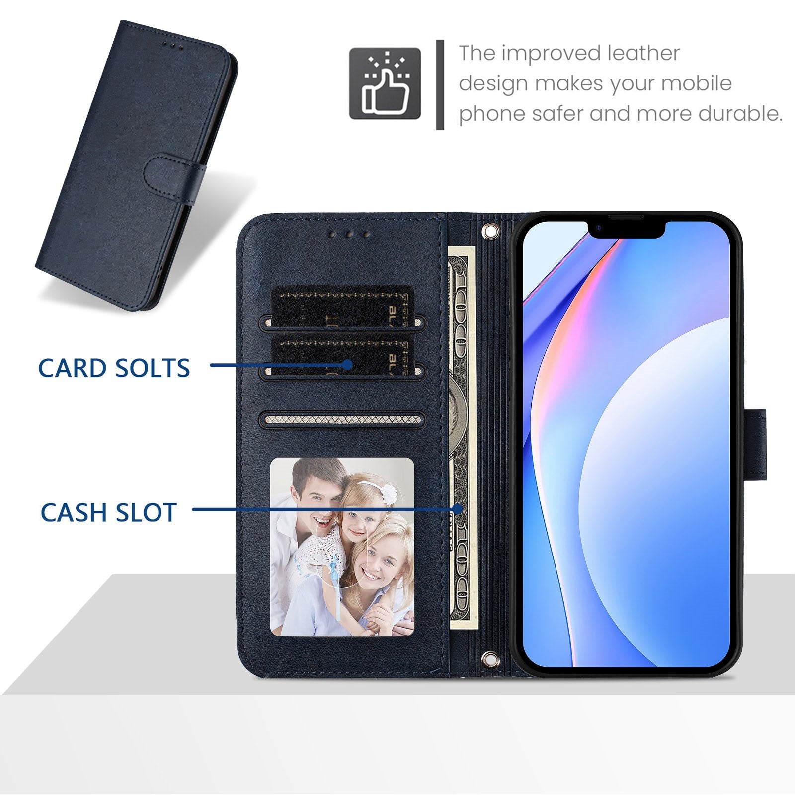 Xiaomi Redmi Note 17 Pro Max (5G) EIDERWOOD Kunstlæder Flip Cover m. Strop - Blå
