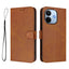 Xiaomi Redmi Note 17 Pro Max (5G) EIDERWOOD Kunstlæder Flip Cover m. Strop - Brun