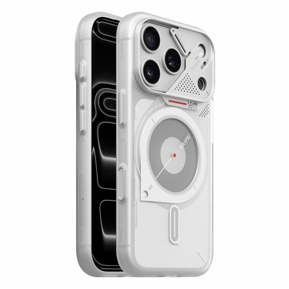 iPhone 18 Pro / 17 Pro AULUMU Cover - MagSafe Kompatibel - Hvid