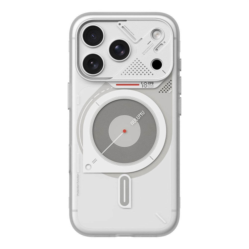 iPhone 18 Pro / 17 Pro AULUMU Cover - MagSafe Kompatibel - Hvid