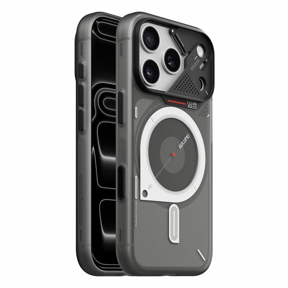 iPhone 18 Pro / 17 Pro AULUMU Cover - MagSafe Kompatibel - Grå