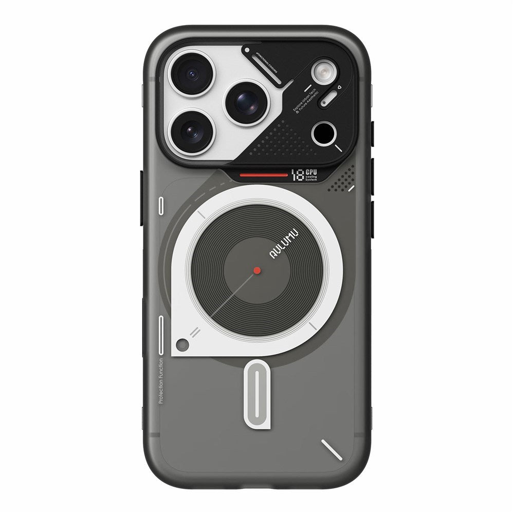 iPhone 18 Pro / 17 Pro AULUMU Cover - MagSafe Kompatibel - Grå