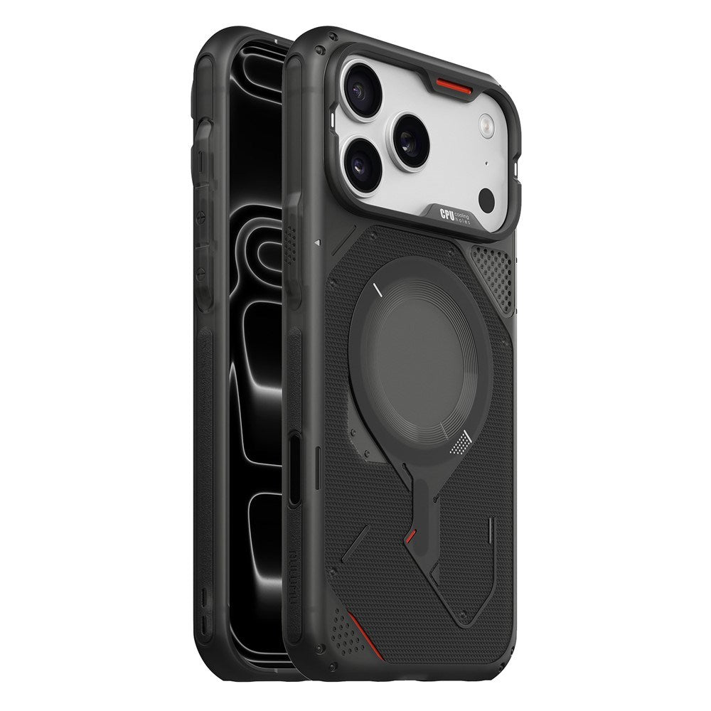 iPhone 18 Pro / 17 Pro AULUMU Fleksibelt Plast Cover - MagSafe Kompatibel - Sort