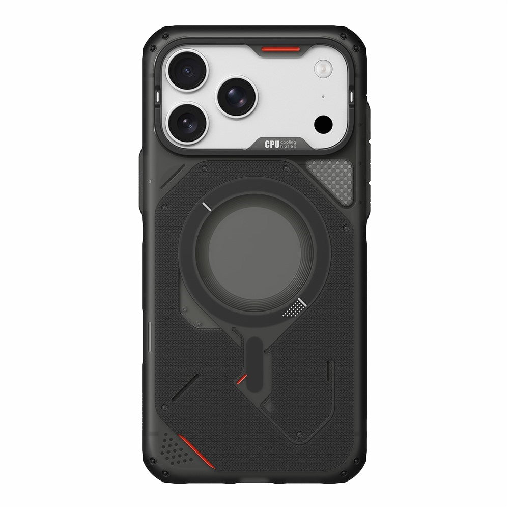 iPhone 18 Pro / 17 Pro AULUMU Fleksibelt Plast Cover - MagSafe Kompatibel - Sort
