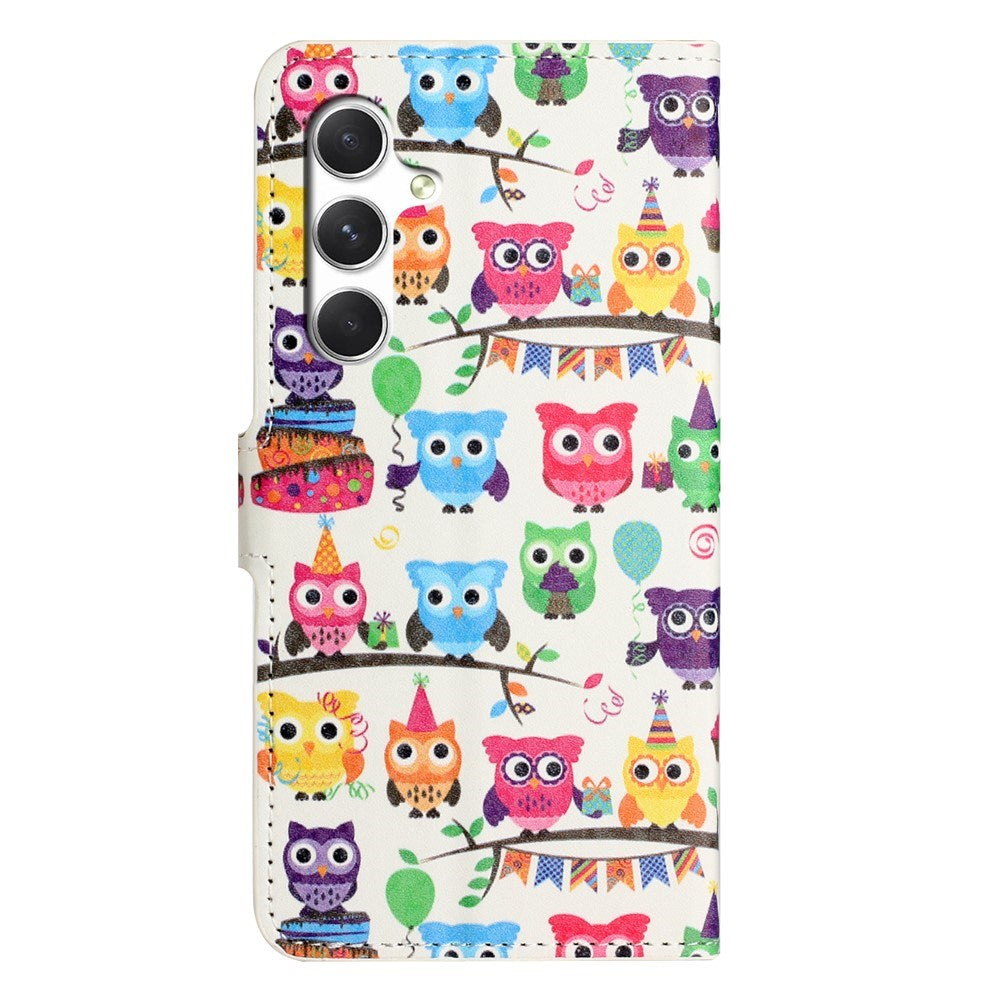Samsung Galaxy S26 FE EIDERWOOD Flip Cover m. Kortholder og Ståfunktion - Ugler