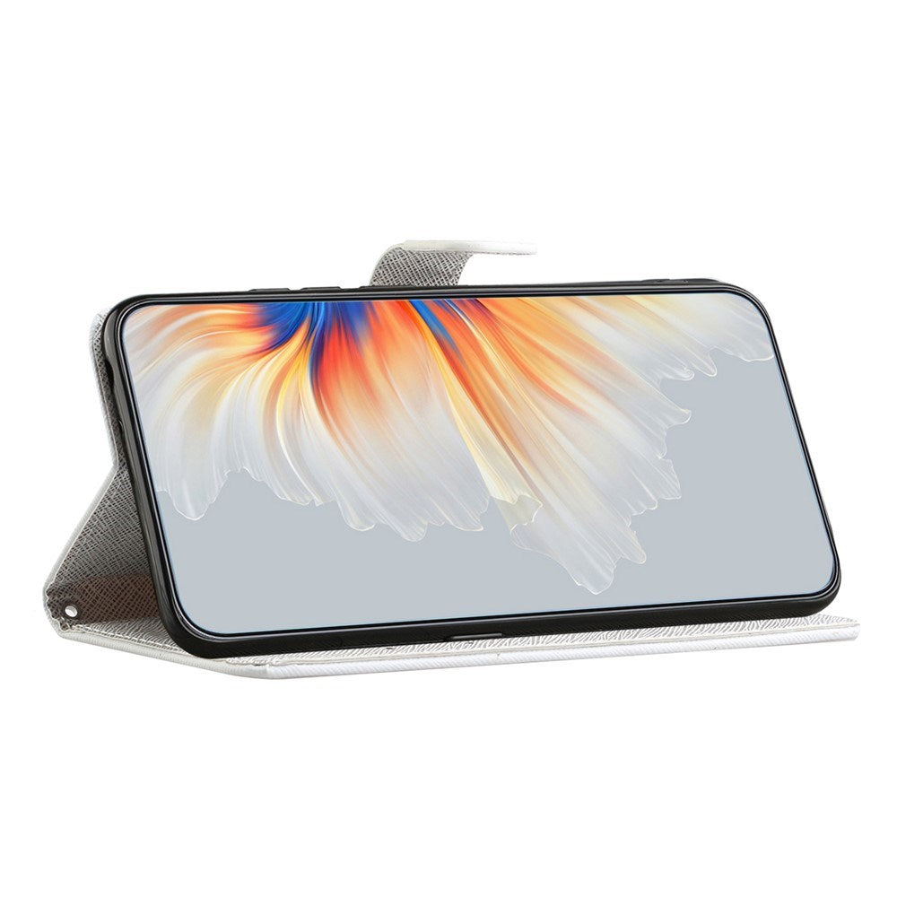 Samsung Galaxy S26 FE EIDERWOOD Flip Cover m. Kortholder og Strop - Fjer